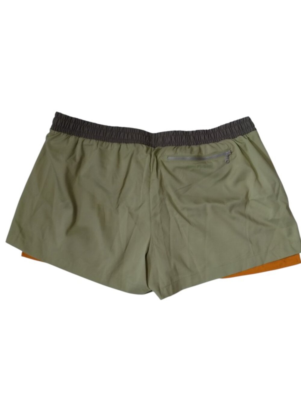 Girlfriend Collective Green Shorts With Liner Size XXL Pull On Drawstring Casual - Picture 5 of 7